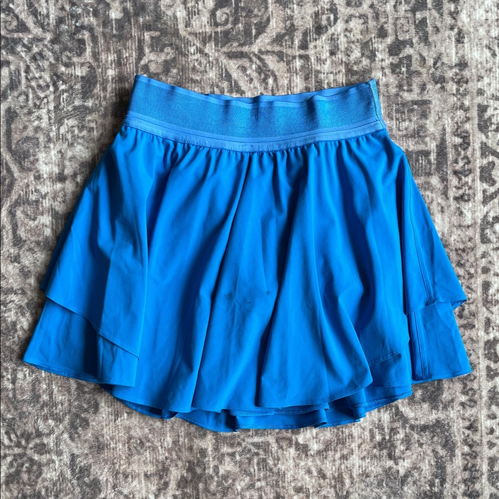 Lululemon Court Rival Bright Blue Skirt